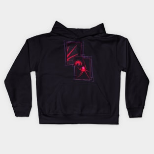 Black Widow V45 (Multicolor) Kids Hoodie